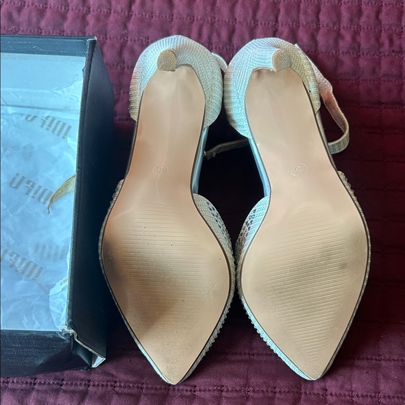 Nine West Cream Lace Heels - Picture 4 of 11